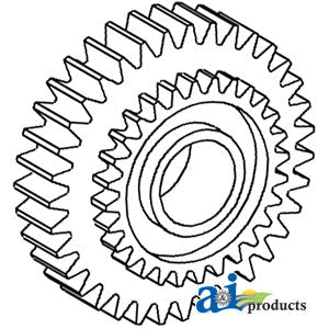 A-598180 Gear, 2nd PN: 598180