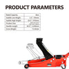 Hydraulic Low Profile Steel Racing Floor Jack With 3 Ton Capacity  3.3 to 18.5