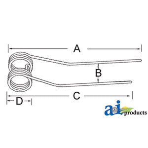 A-600039 Reel Tooth, YLW (LH) PN: 600039