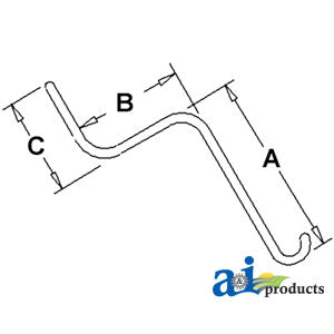 A-608754 Rake Tooth PN: 608754