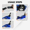 Heavy-duty Horizontal Floor Jacks