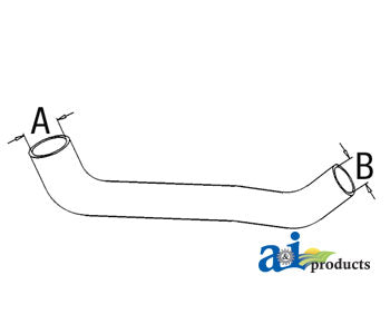 A-65429C1 Radiator Hose, Upper PN: 65429C1