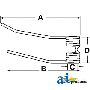 A-66230000 Tedder Tooth PN: 66230000
