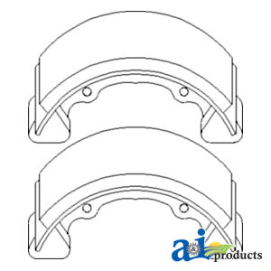 A-66905-22390 Brake Shoe Set of Two PN: 66905-22390