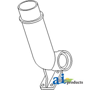 A-670034C1 Elbow, Exhaust PN: 670034C1