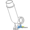 A-670034C1 Elbow, Exhaust PN: 670034C1