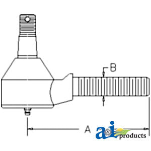 A-67121-56530 Tie Rod End, RH Thread PN: 67121-56530