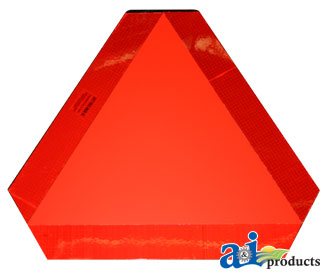A-6A68 SMV Sign, New Style Plastic PN: 6A68
