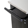 DOUBLE-DOOR CLAPBOARDl MULTI-FUNCTION TOOL CART--BLAK RED