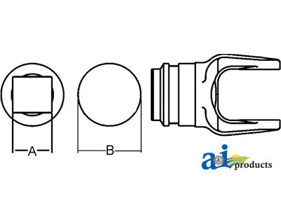 A-56827 Y TBWLD 12 1-1/4X1-3/8RCT PN: 56827