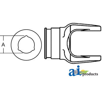 A-1702027 Outer Tube Yoke PN: 1702027