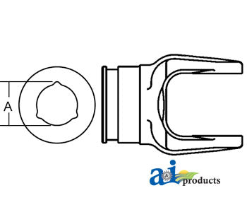 A-BP204056860-CS Outer Tube Yoke PN: BP204056860-CS