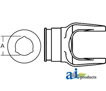 A-78134BH Ref 3-Yoke For Outer Tube PN: 78134BH