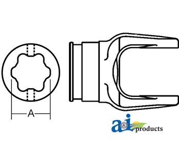A-W168278-A Outer Profile Yoke, S6 PN: W168278-A