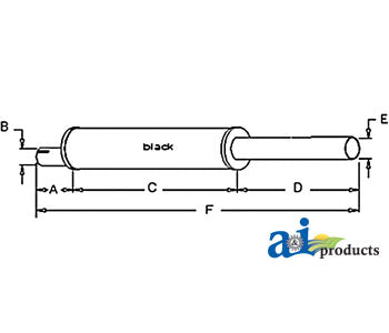 A-70207310 Muffler PN: 70207310