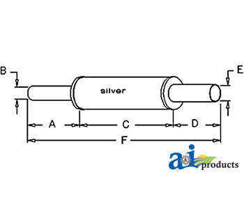 A-70210081 Muffler PN: 70210081