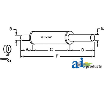A-70227240 Muffler PN: 70227240