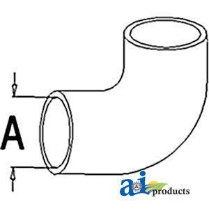A-70231965 Radiator Hose, Upper PN: 70231965