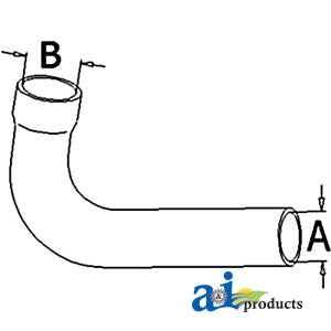 A-70235356 Radiator Hose, Lower PN: 70235356