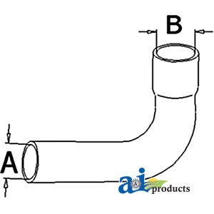 A-70243014 Radiator Hose, Upper PN: 70243014