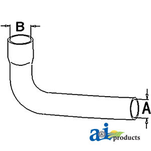 A-70256331 Radiator Hose, Upper PN: 70256331