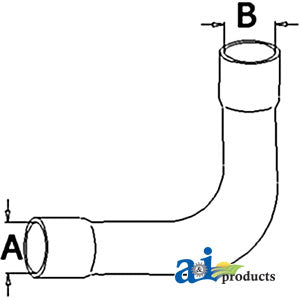 A-70276095 Radiator Hose, Upper PN: 70276095