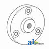 A-704812M93 Adapter Plate, Hydraulic Pump PN: 704812M93