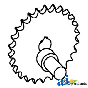 A-71130746 Sprocket Crank Assy., Shoe Drive (RH) PN: 71130746