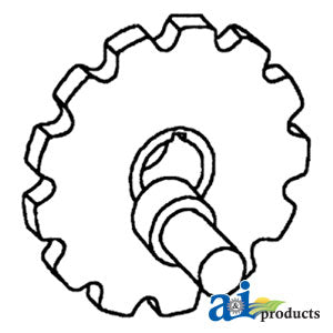 A-71137876 Sprocket Crank Assy., Shoe Drive (RH) PN: 71137876