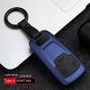Automotive Carbon Fiber Silicone Key Cover Case Buckle
