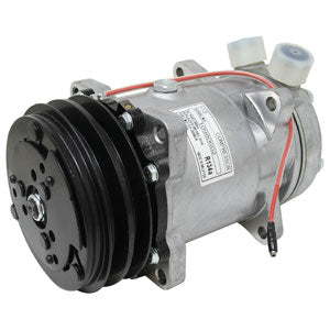A-72162168 Compressor, New, Sanden Style w/ Clutch (9114) PN: 72162168