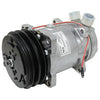 A-72162168 Compressor, New, Sanden Style w/ Clutch (9114) PN: 72162168