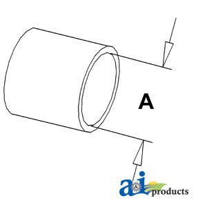 A-743001M1 Hose, Water Pump Inlet PN: 743001M1