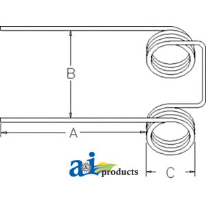 A-76126 Spring Harrow Tooth PN: 76126