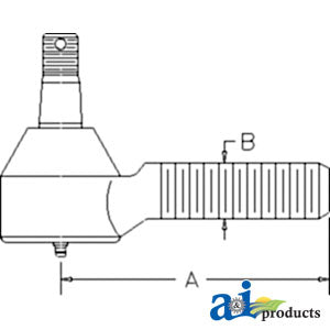 A-76611-56470 Tie Rod End, RH Thread PN: 76611-56470