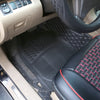 Floor Mats Set Rubber Heavy Duty Trimmable Design Fit Most Cars SUVs Trucks