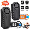 Bike Alarm Remote Control Waterproof Motorcycle Anti-Theft Alarm Vibration Senso