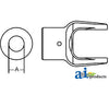 A-W320795 Implement Yoke, Round Bore 1 1/2