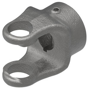 A-806-0614 Round Bore Implement Yoke (w/ Double Keyway & Set Screw) PN: 806-0614