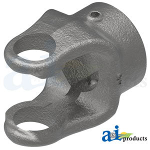 A-806-3520 Round Bore Implement Yoke (Double Keyway & Set Screw) PN: 806-3520
