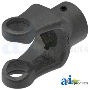 A-806-4424 Round Bore Implement Yoke (Double Keyway & Set Screw) PN: 806-4424