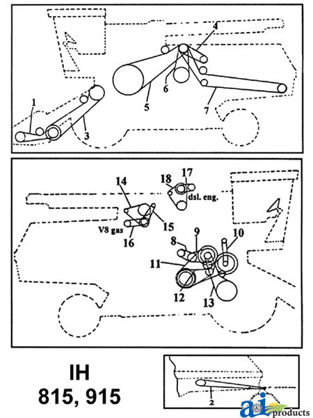A-700709489 Belt, Rotary Air Screen PN: 700709489