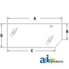 A-82000485 Glass, Rear, Lower PN: 82000485