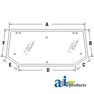 A-82014988 Glass, Rear, Upper PN: 82014988