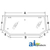 A-82014988 Glass, Rear, Upper PN: 82014988