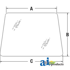 A-82848332 Glass, Windshield, Front PN: 82848332