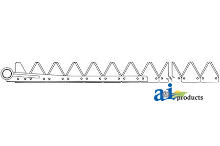 A-830-687 7', Black 12ga smooth, Riveted PN: 830-687