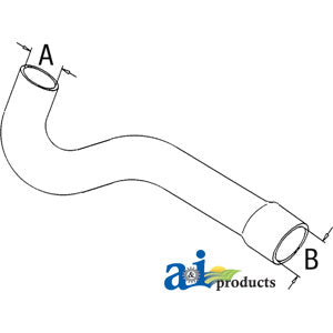 A-84497C2 Radiator Hose, Lower PN: 84497C2