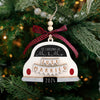 The Blue Christmas Car Pendant Has  Adorable And Dainty Design