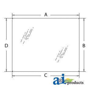 A-85801621 Glass, Windshield PN: 85801621